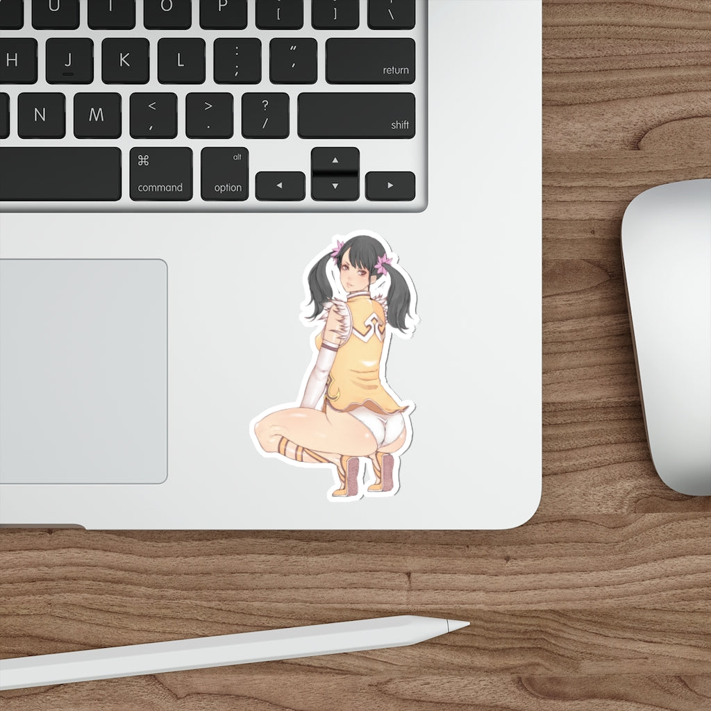 Tekken Sexy Butt Ling Xiaoyu Waterproof Sticker - Ecchi Vinyl Decal