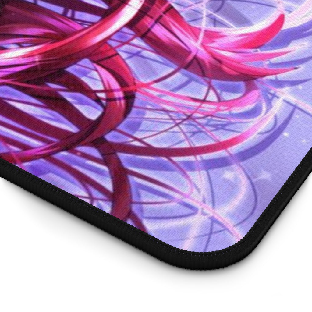 Elsword Sexy Mousepad - White Lingerie Elesis Desk Mat - Ecchi Playmat