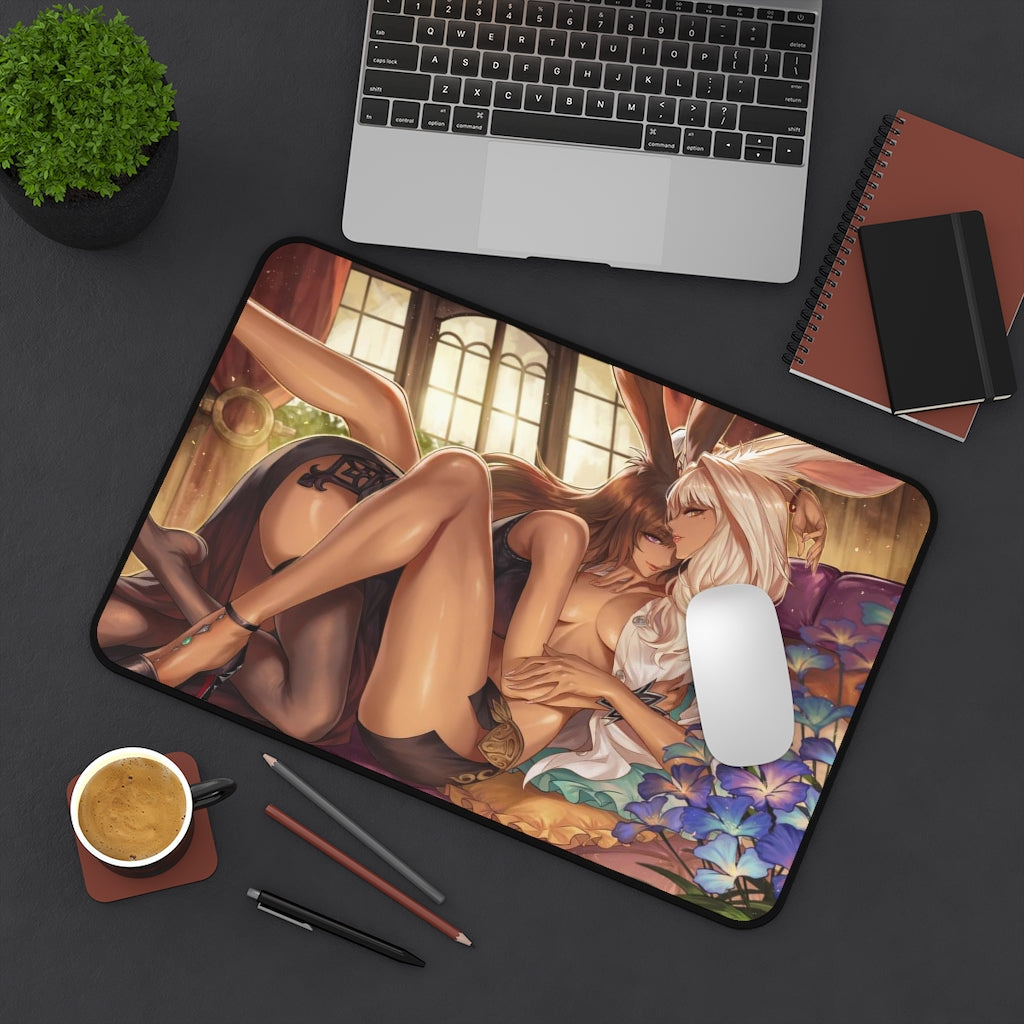 Final Fantasy 14 Mousepad - Ecchi Gaming Large Desk Mat - MTG Playmat