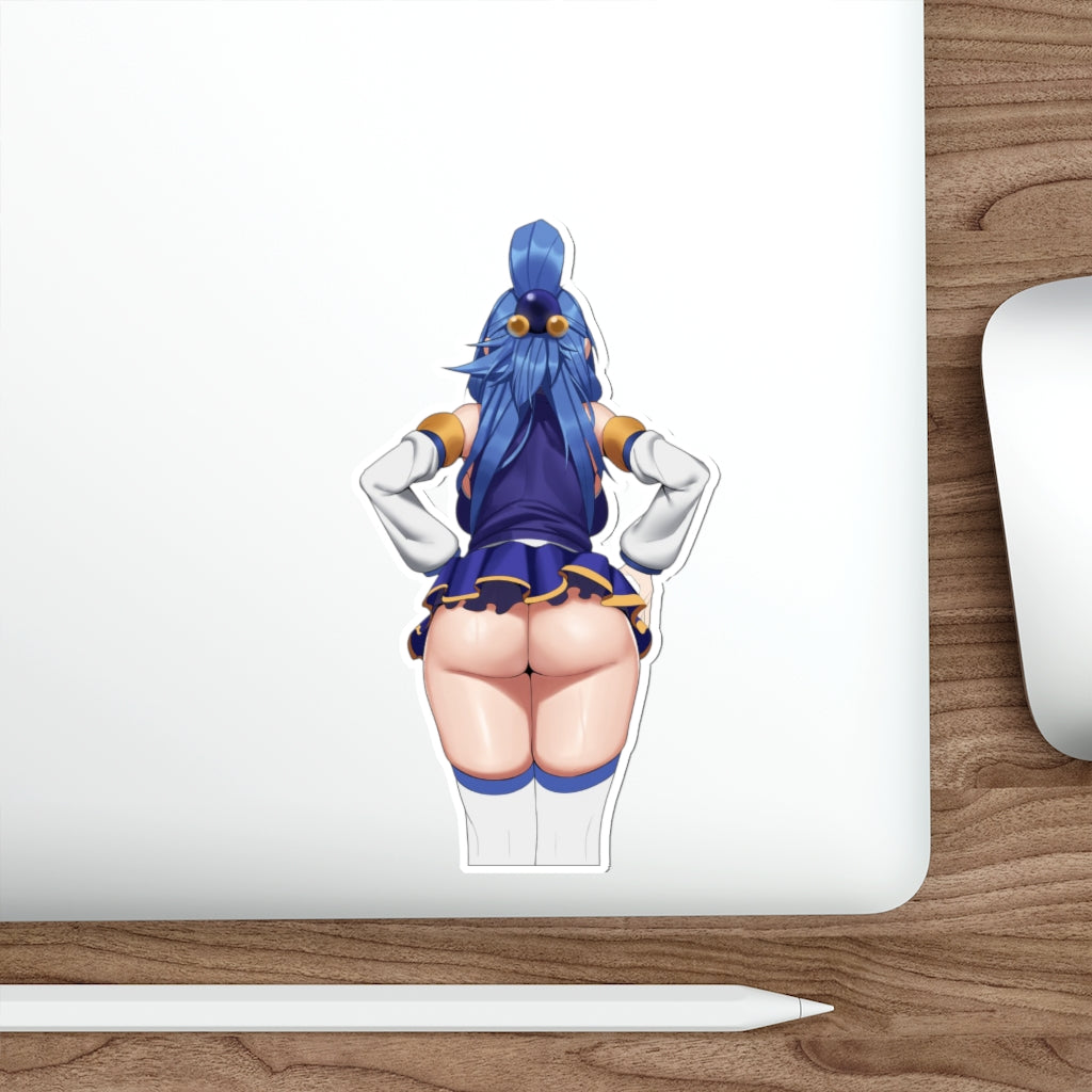 Sexy Ass Aqua KonoSuba Waterproof Sticker - Ecchi Vinyl Decal