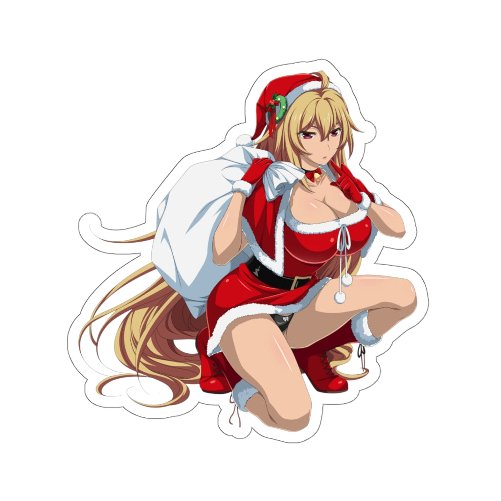 Valkyrie Drive Sexy Santa Mirei Shikishima Waterproof Sticker - Ecchi Vinyl Decal