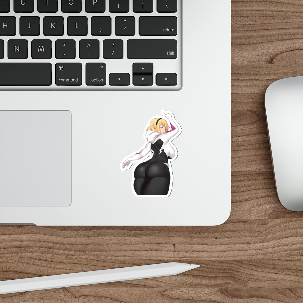 Spider Gwen Big Butt Waterproof Sticker - Ecchi Vinyl Decal