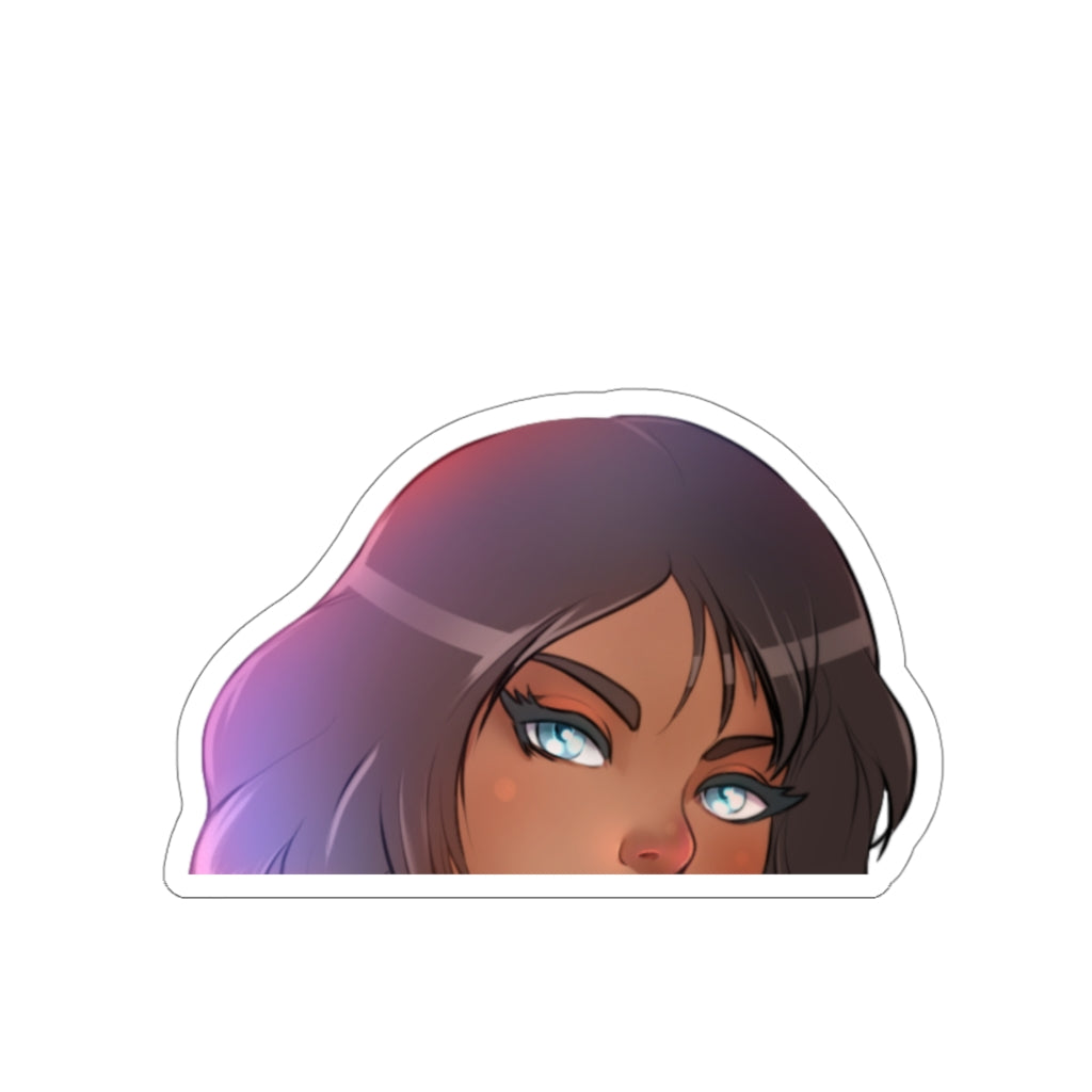 Korra Peeker Sticker - Anime Peeker Car Decal