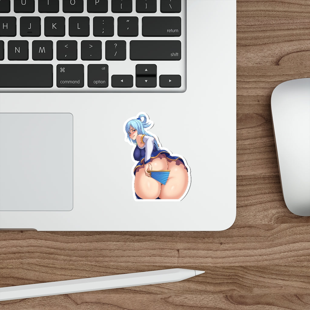 Big Butt Konosuba Aqua Waterproof Sticker - Ecchi Vinyl Decal