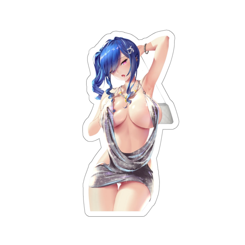 Autocollant imperméable à gros seins St Louis Azur Lane - Décalcomanie en vinyle Ecchi