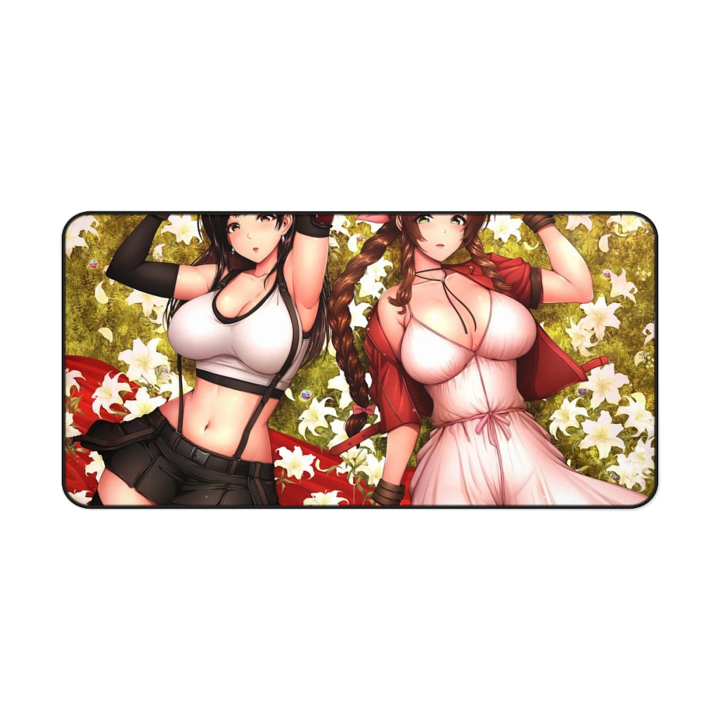 Tifa And Aerith Kawaii Mousepad - Cute Desk Mat - MTG Playmat