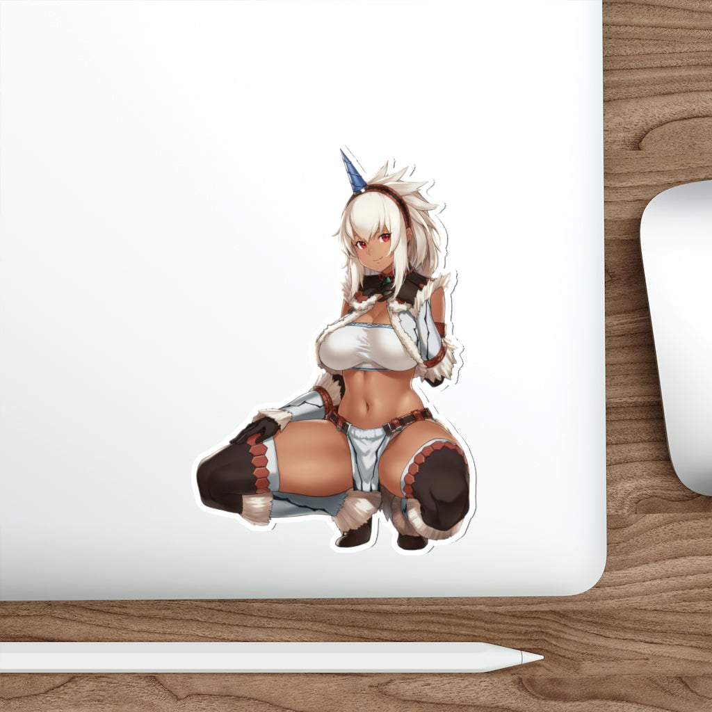 Sexy Anthro Kirin Waterproof Sticker - Monster Hunter Ecchi Vinyl Decal