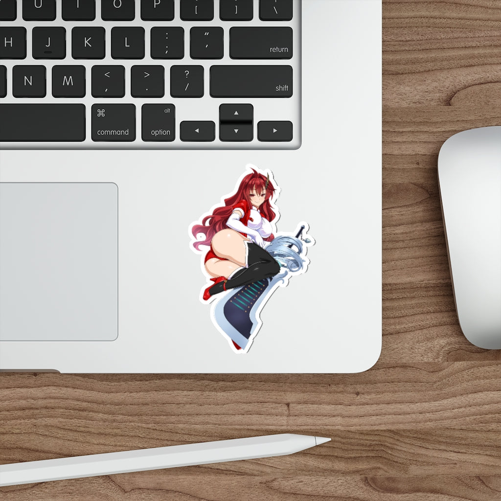 Sexy Butt Kisaragi Setsuna Valkyrie Drive Waterproof Sticker - Ecchi Vinyl Decal