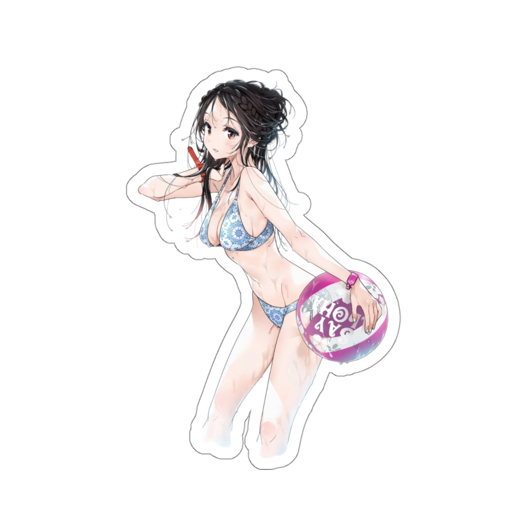 Rent a Girlfriend Wet Bikini Chizuru Mizuhara Waterproof Sticker - Ecchi Vinyl Decal