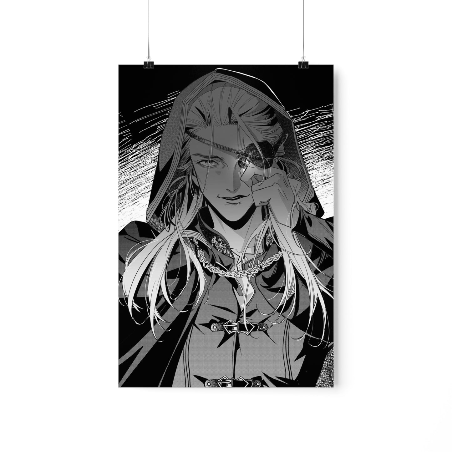 Aemond Targaryen Poster - House of the Dragon Wall Art - Game of Thrones Anime Manga Poster