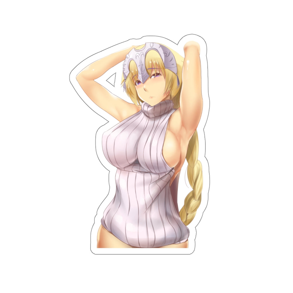 FGO Jeanne d'Arc Sexy Sweater Waterproof Sticker - Ecchi Vinyl Decal