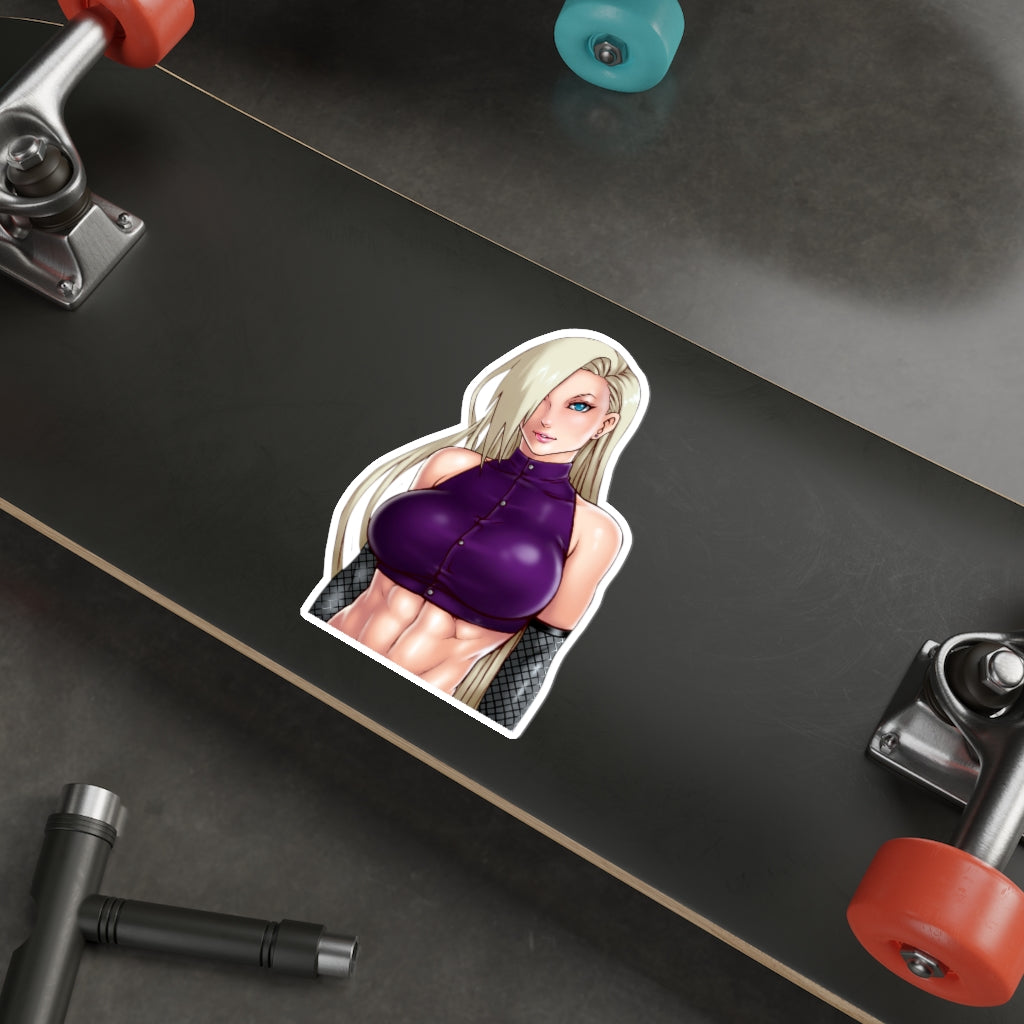 Sexy Yamanaka Ino Naruto Peeker Waterproof Sticker - Ecchi Vinyl Decal