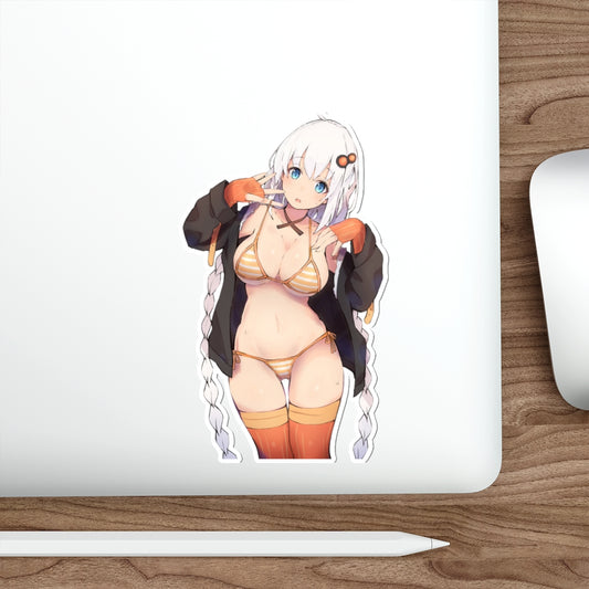 Sexy Kizuna Akari Vocaloid Voiceroid Waterproof Sticker - Ecchi Vinyl Decal