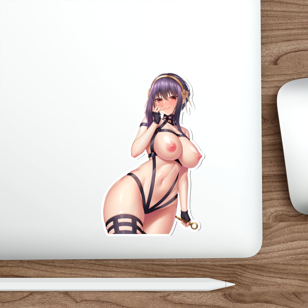 Spy X Family Nude Tits Yor Forger Waterproof Sticker - Ecchi Vinyl Decal