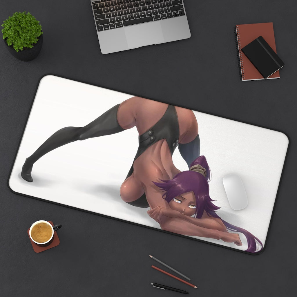 Bleach Anime Mousepad - Thick Yoruichi Jack-O Large Desk Mat - Ecchi Playmat