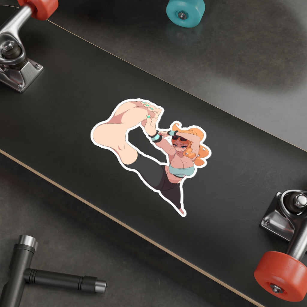 Sexy Yoga Sonia Pokemon Waterproof Sticker - Ecchi Vinyl Decal