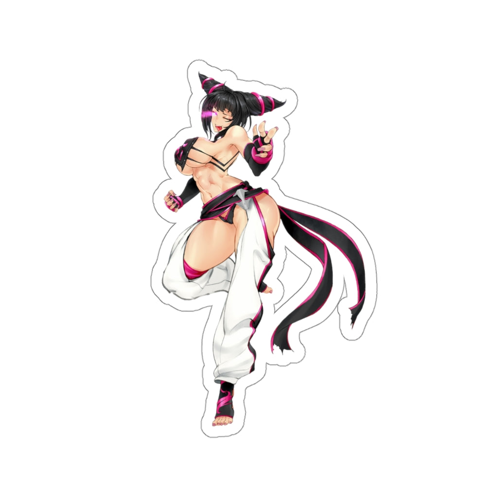 Sexy Han Juri Street Fighter Waterproof Sticker - Ecchi Vinyl Decal