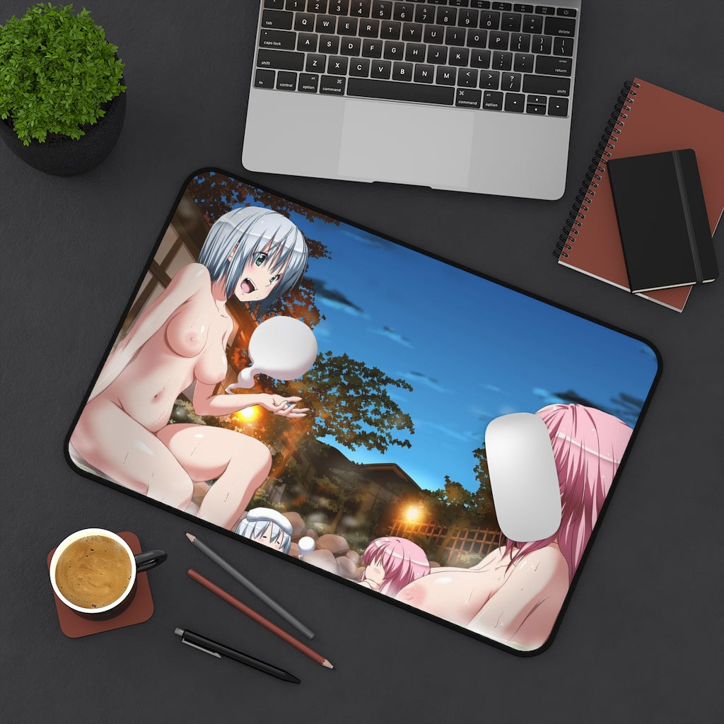 Touhou Sexy Mousepad - Nude Onsen Desk Mat - Ecchi Playmat