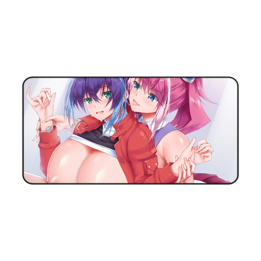 Hiiragi Yuzu and Serena Yugioh Boobs Play Desk Mat - Sexy Anime Girls Mousepad - Gaming Playmat