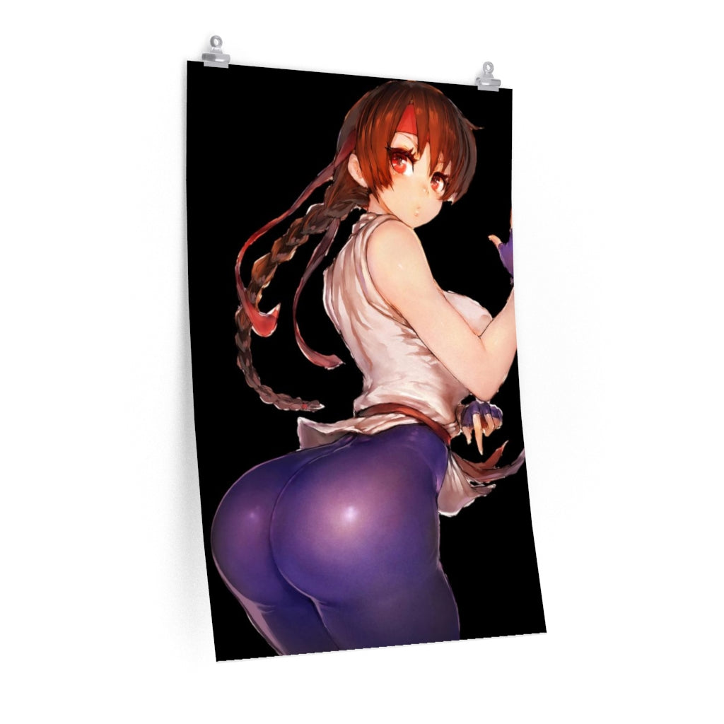 Yuri Sakazaki The King Of Fighters Poster - Lewd Premium Matte Vertical Poster - Adult Wall Art