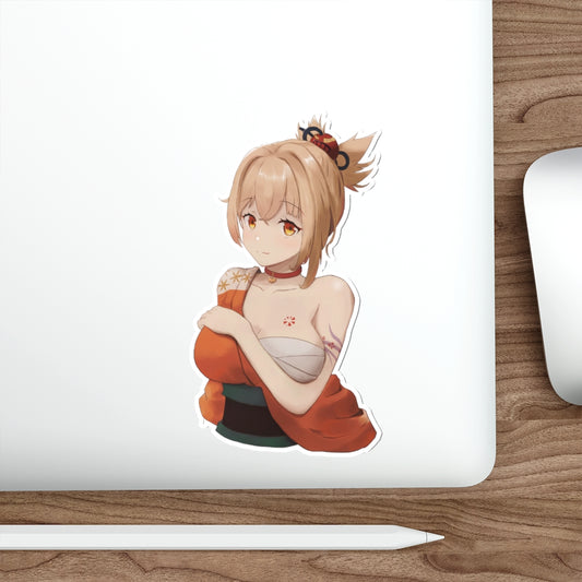 Sexy Boobs Yoimiya Genshin Impact Waterproof Sticker - Ecchi Vinyl Decal