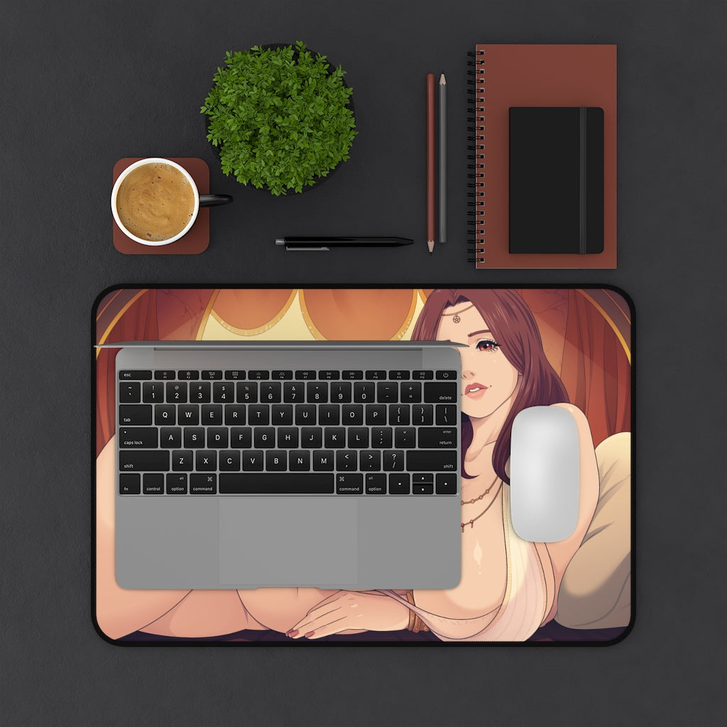 Huge Nude Tits Queen of Sunlight Gwynevere Dark Souls Desk Mat - Non Slip Mousepad