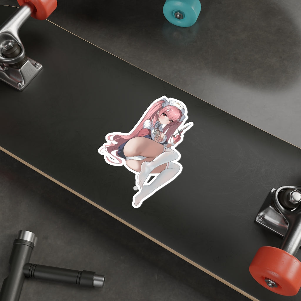 Sexy Nurse Perseus Azur Lane Waterproof Sticker - Ecchi Vinyl Decal