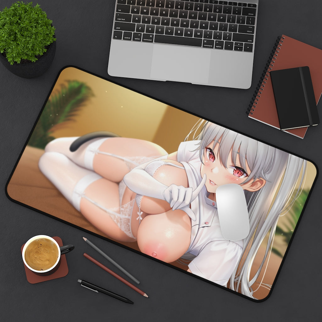 Harajuku Mimi Tokyo Exe Girls Huge Boobs and Lingerie Mousepad - Gaming Playmat