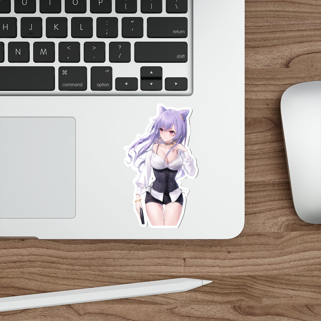 Genshin Impact Keqing Waterproof Sticker - Ecchi Vinyl Decal