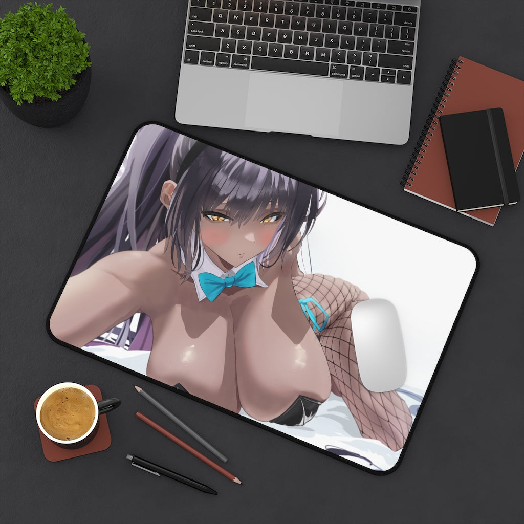 Blue Archive Ecchi Mousepad - Kakudate Karin Large Desk Mat - Playmat - Sexy Bunny Girl Waifu