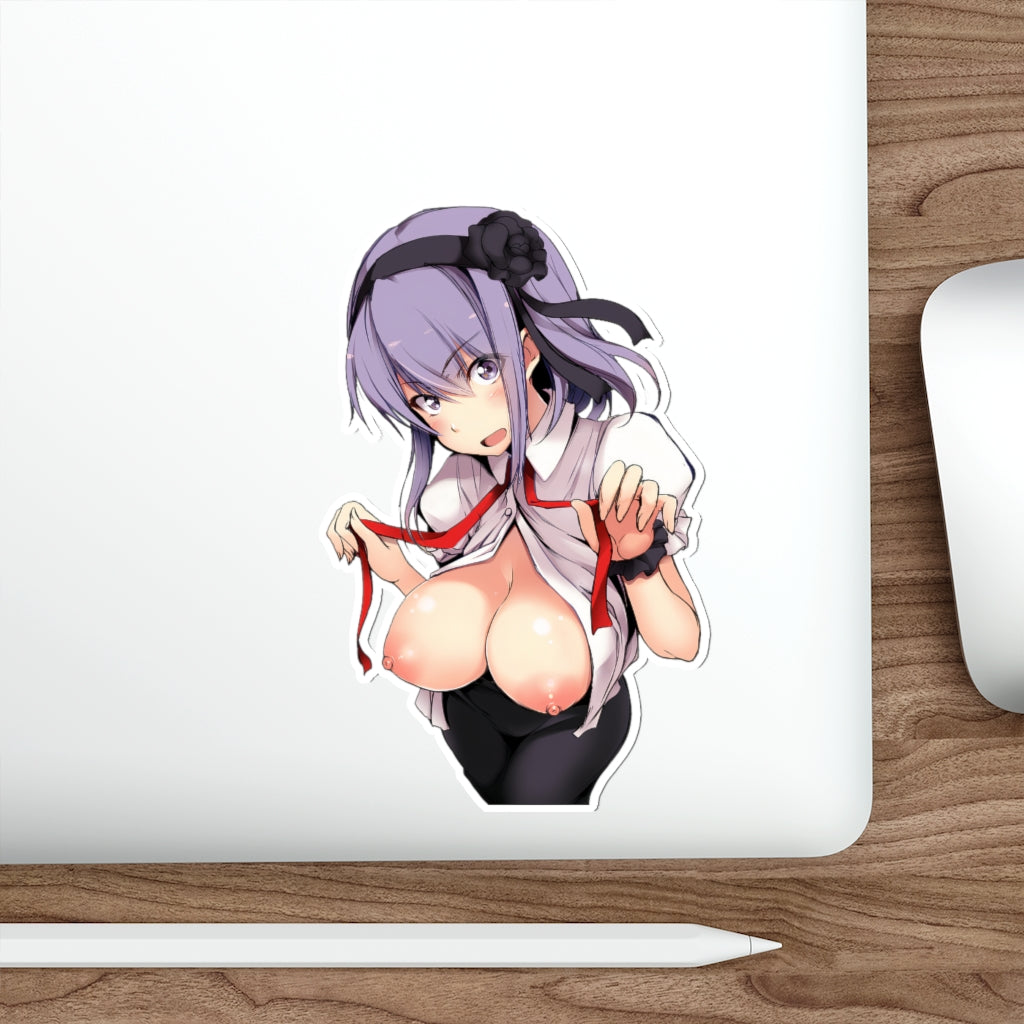 Topless Shidare Hotaru Dagashi Kashi Waterproof Sticker - Ecchi Vinyl Decal