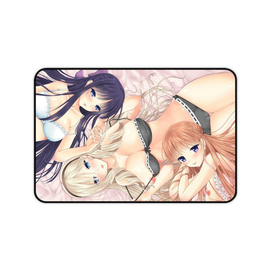 Walkure Romanze Lingerie Waifus Desk Mat- Sexy Anime Girls Mousepad - Gaming Playmat