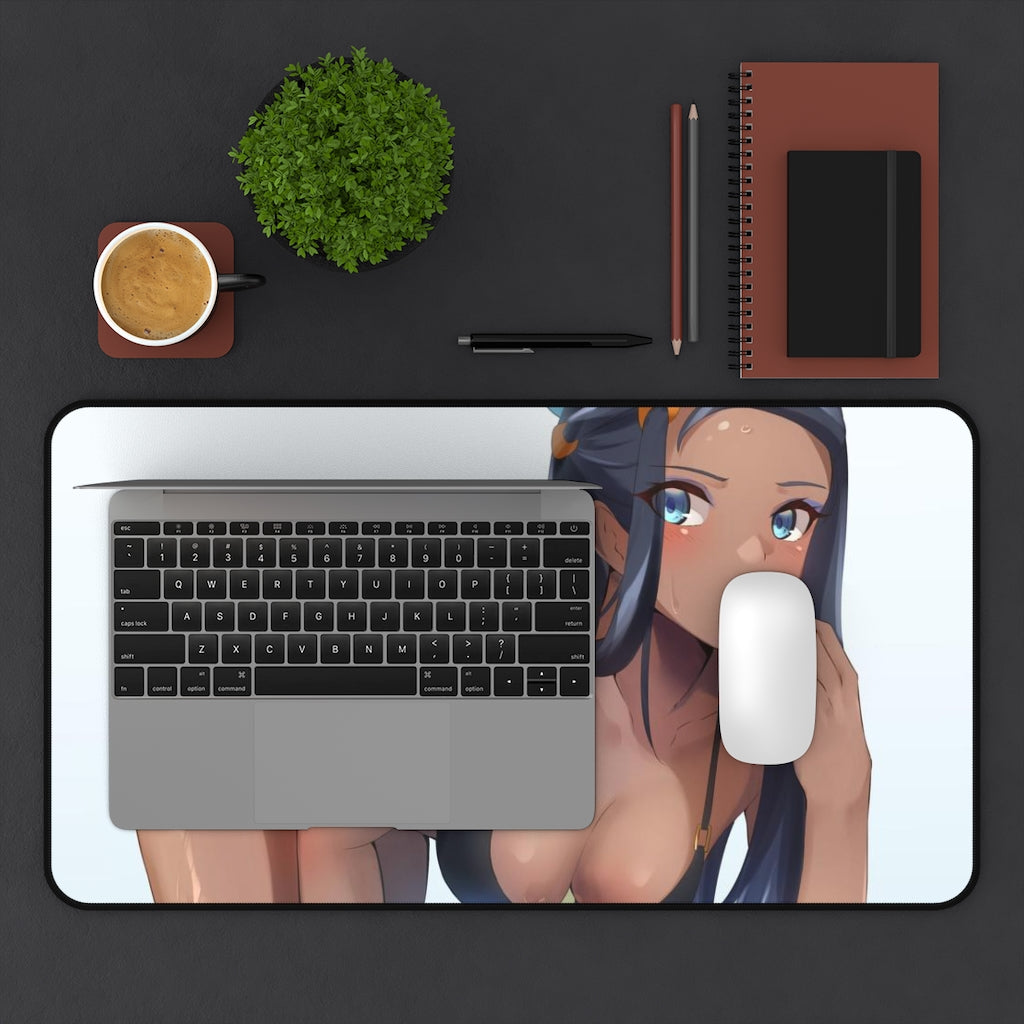 Sexy Bikini Nessa Pokemon Desk Mat - Non Slip Mousepad - Sexy Girl Playmat