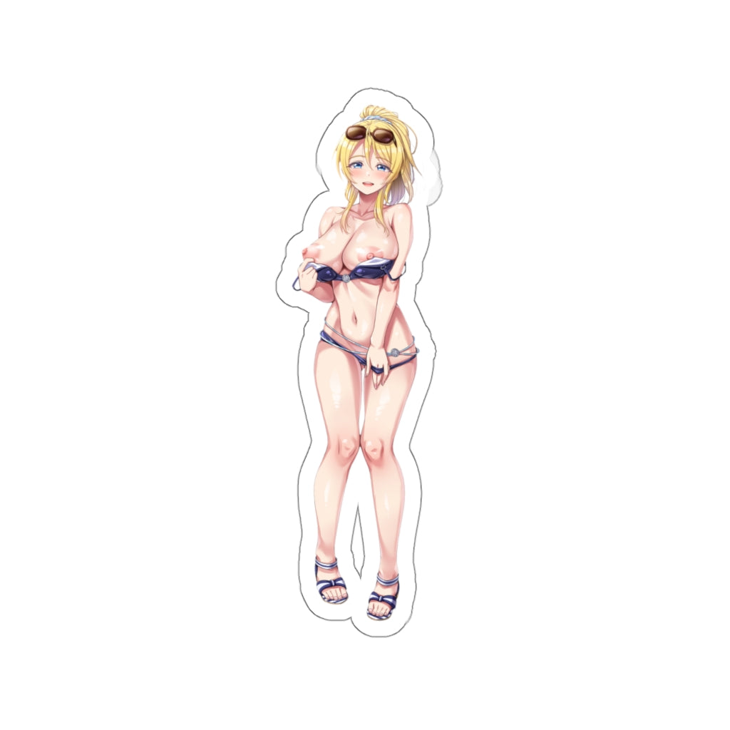 Bikini Removal Ayase Eli Love Live Waterproof Sticker - Ecchi Vinyl Decal