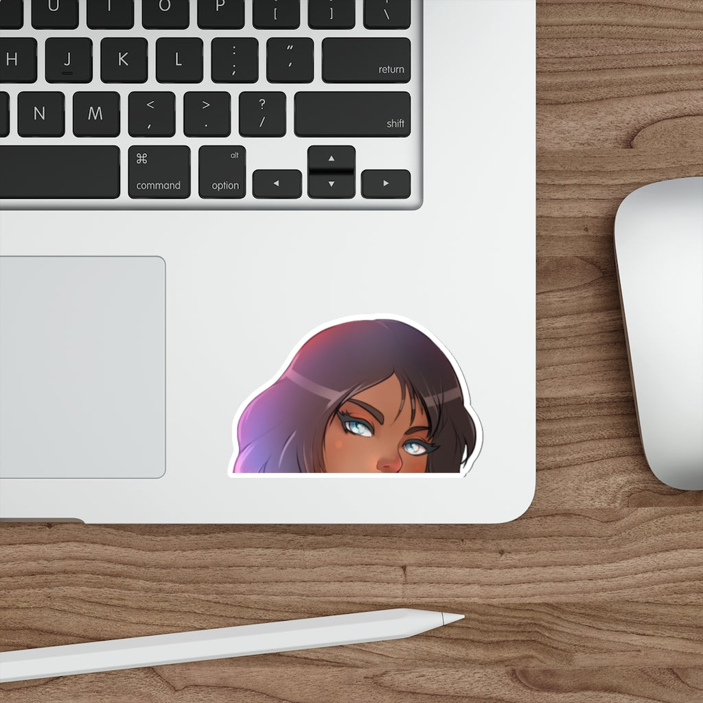 Korra Peeker Sticker - Anime Peeker Car Decal