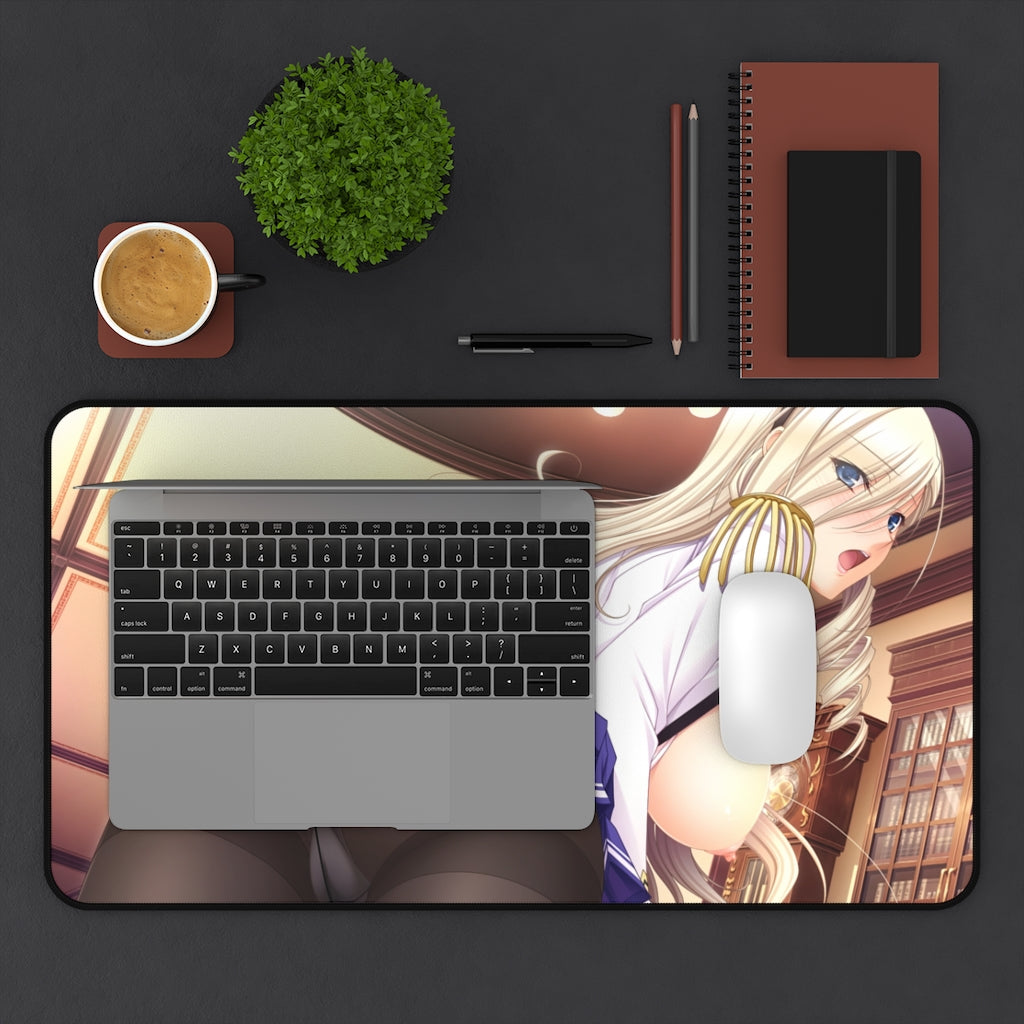 Celia Kumani Entory Walkure Romanze  Thick Ass Desk Mat - Sexy Anime Girl Mousepad - Gaming Playmat