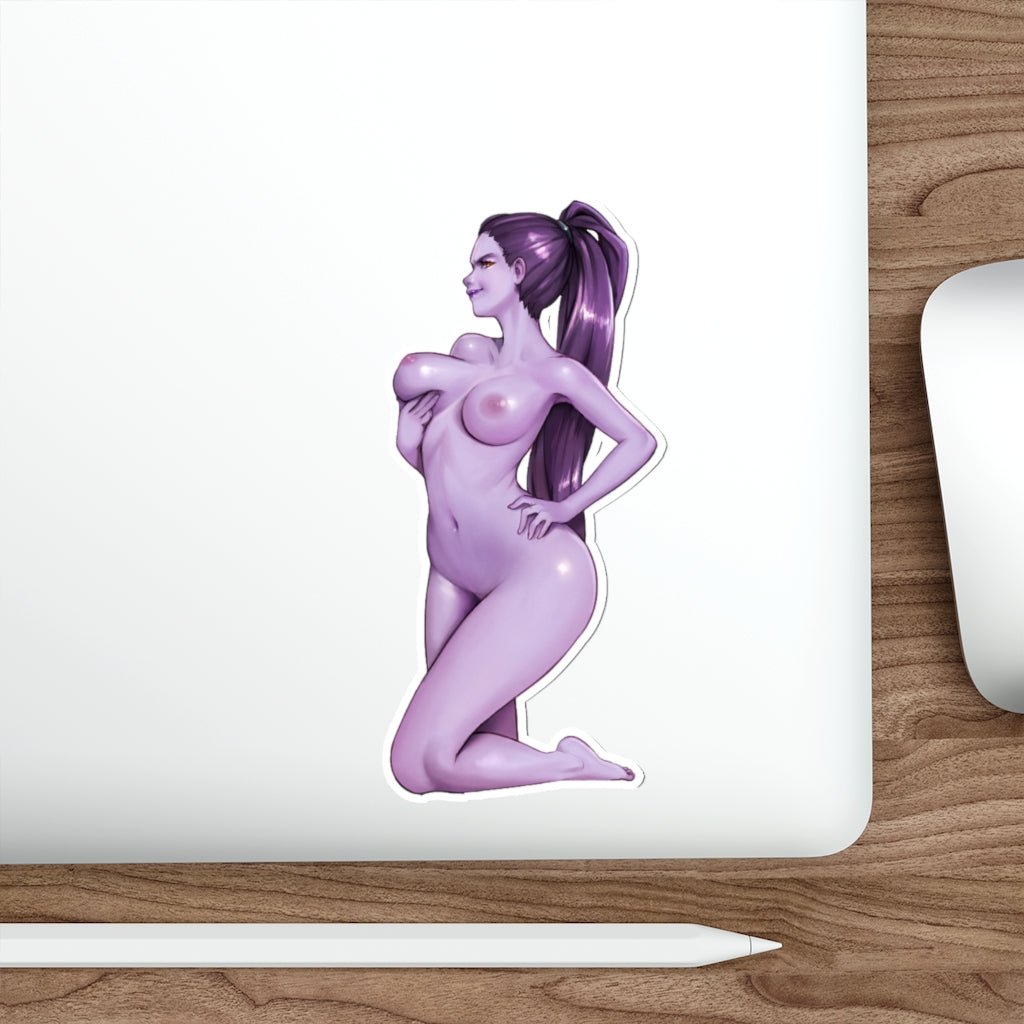 Nude Widowmaker Overwatch Hentai Waterproof Sticker - Ecchi Vinyl Decal