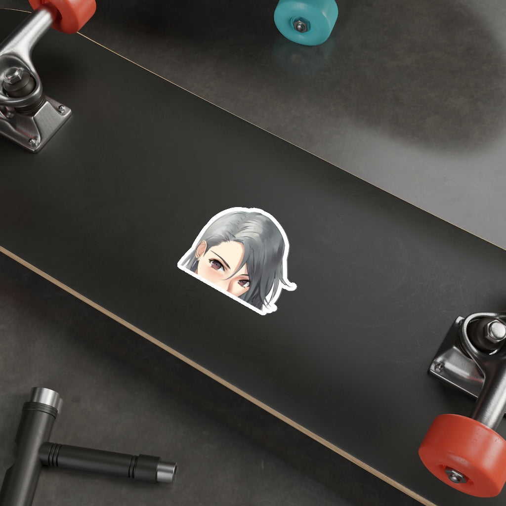 Persona 5 Sae Niijima Peeker Sticker - Anime Peeker Car Decal