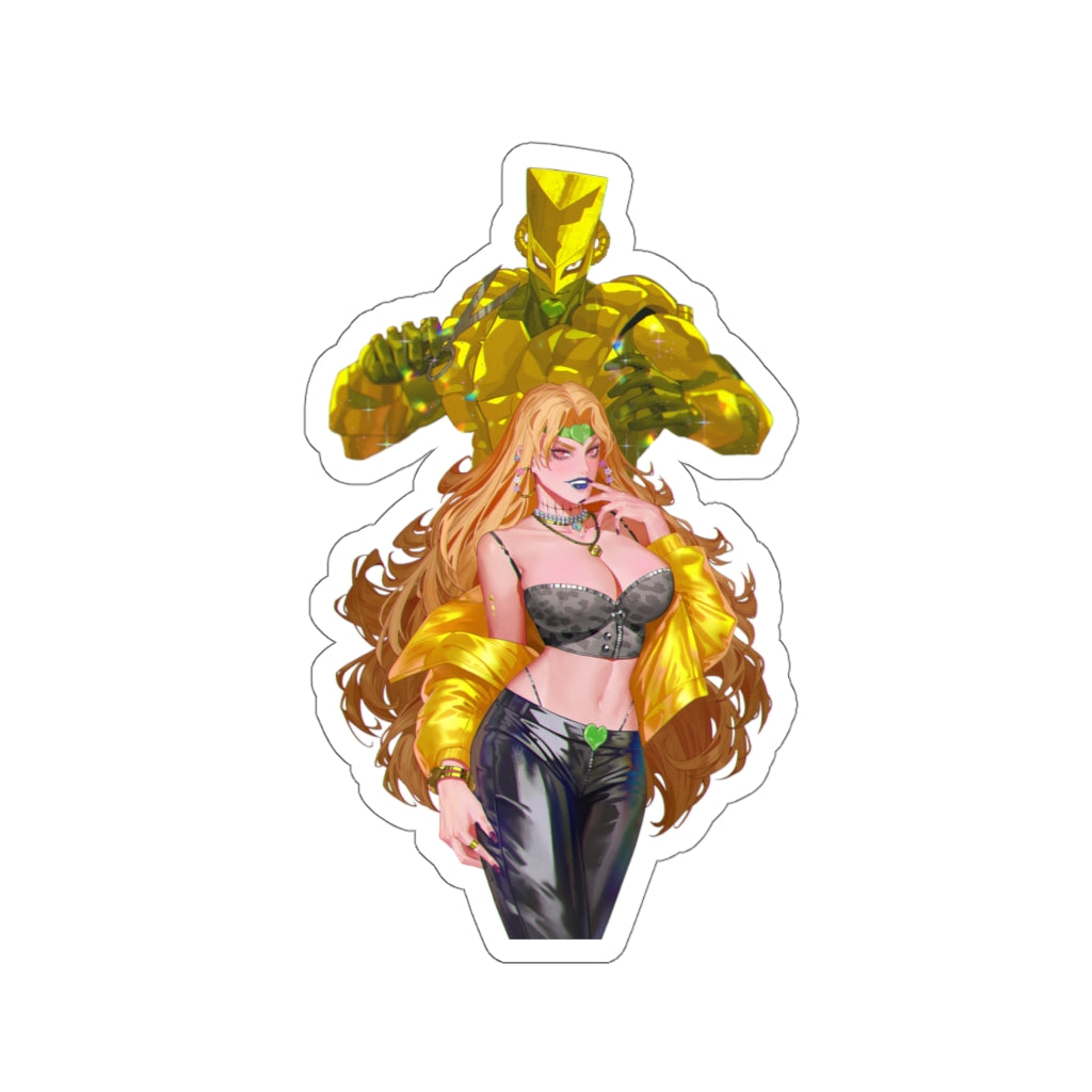 JoJo Sexy Female Dio and The World Waterproof Sticker - Ecchi Vinyl Decal