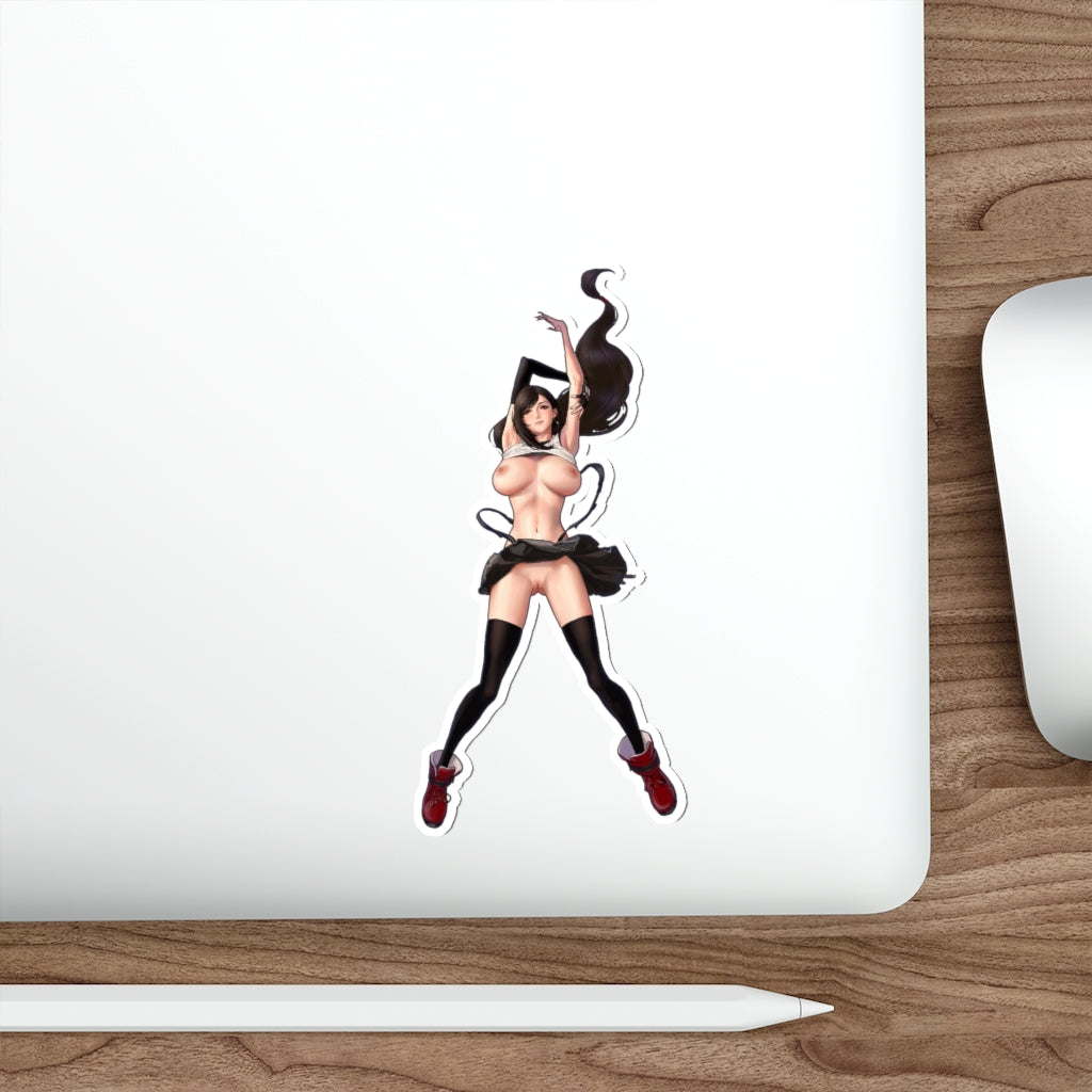 Final Fantasy 7 Hentai Tifa Lockhart Nude Waterproof Sticker - Ecchi Vinyl Decal