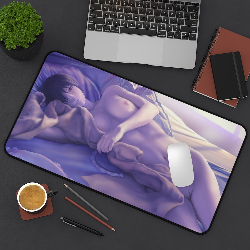 Nude Mary Devil Summoner Soul Hackers Desk Mat - Lewd Mousepad - Sexy Gaming Girl Playmat