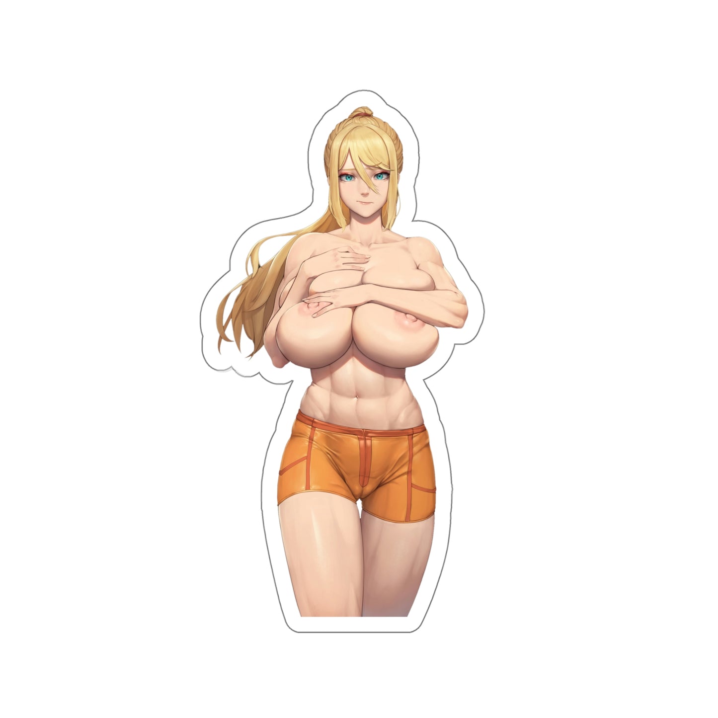 Huge Boobs Samus Topless Metroid Waterproof Sticker - Ecchi Vinyl Deca –  K-Minded