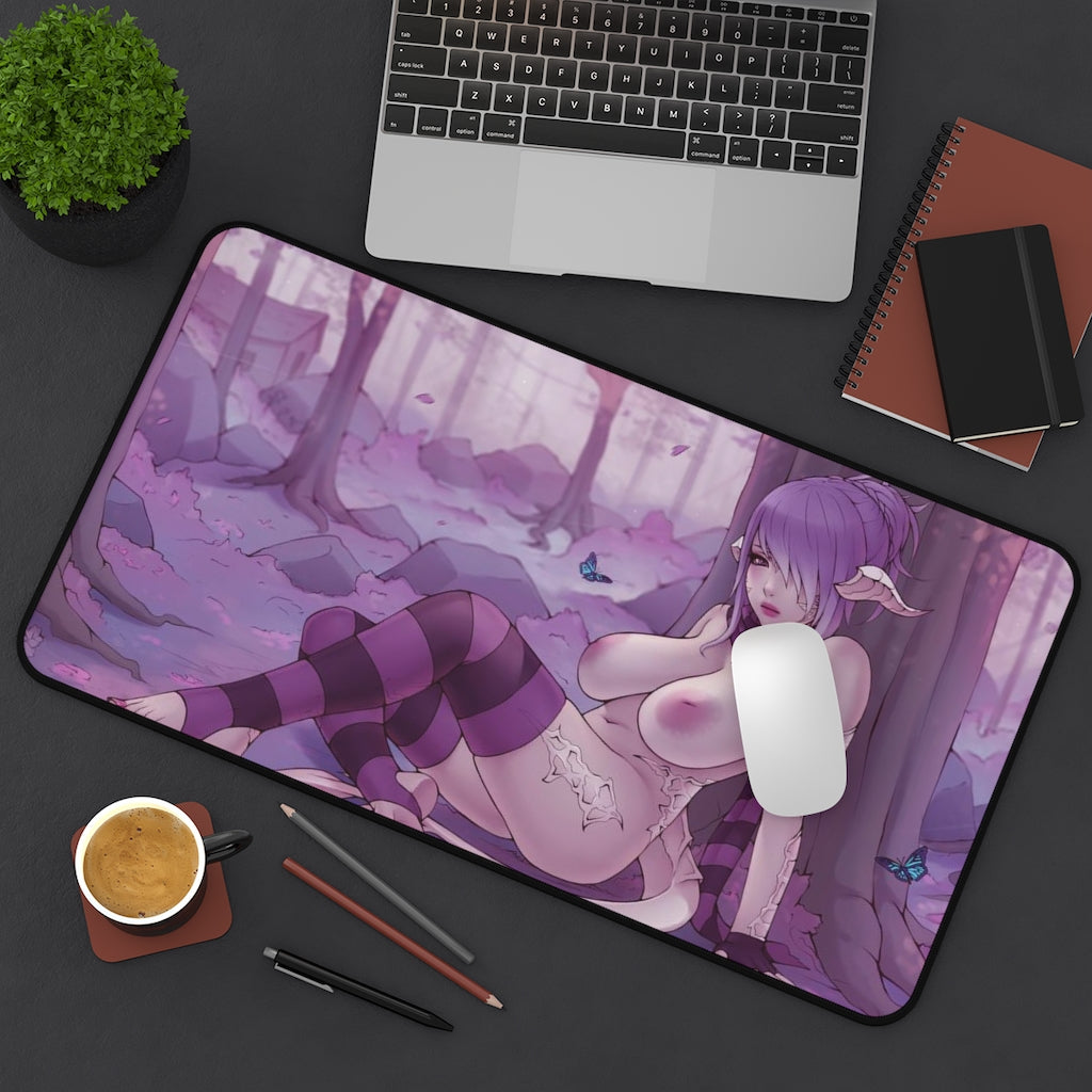 Thick Nude Avatar Final Fantasy 14 Desk Mat - Non Slip Mousepad