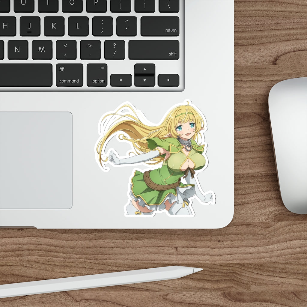 Sexy Shera L. Greenwood How Not to Summon a Demon Lord Waterproof Sticker - Ecchi Vinyl Decal