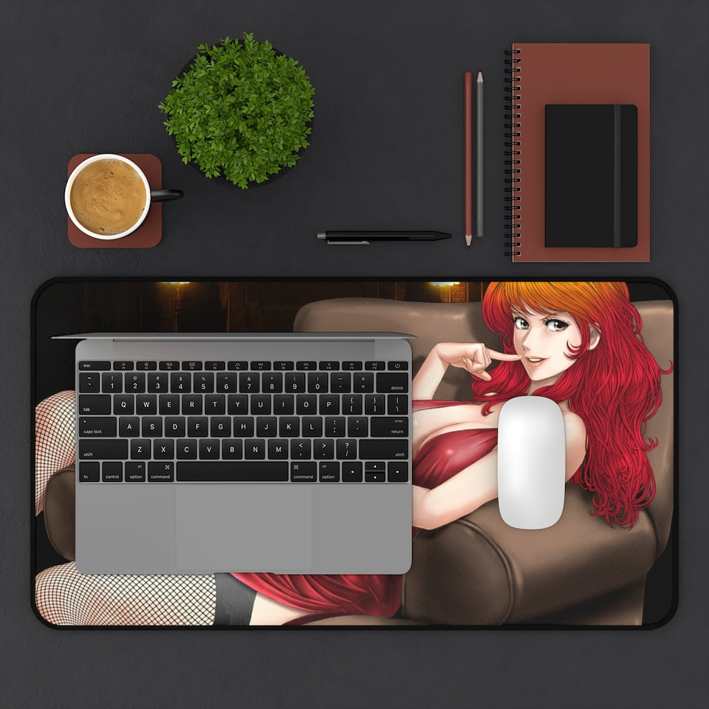 Sexy Fujiko Mine Lupin III Desk Mat - Anime Mousepad - Non Slip Playmat