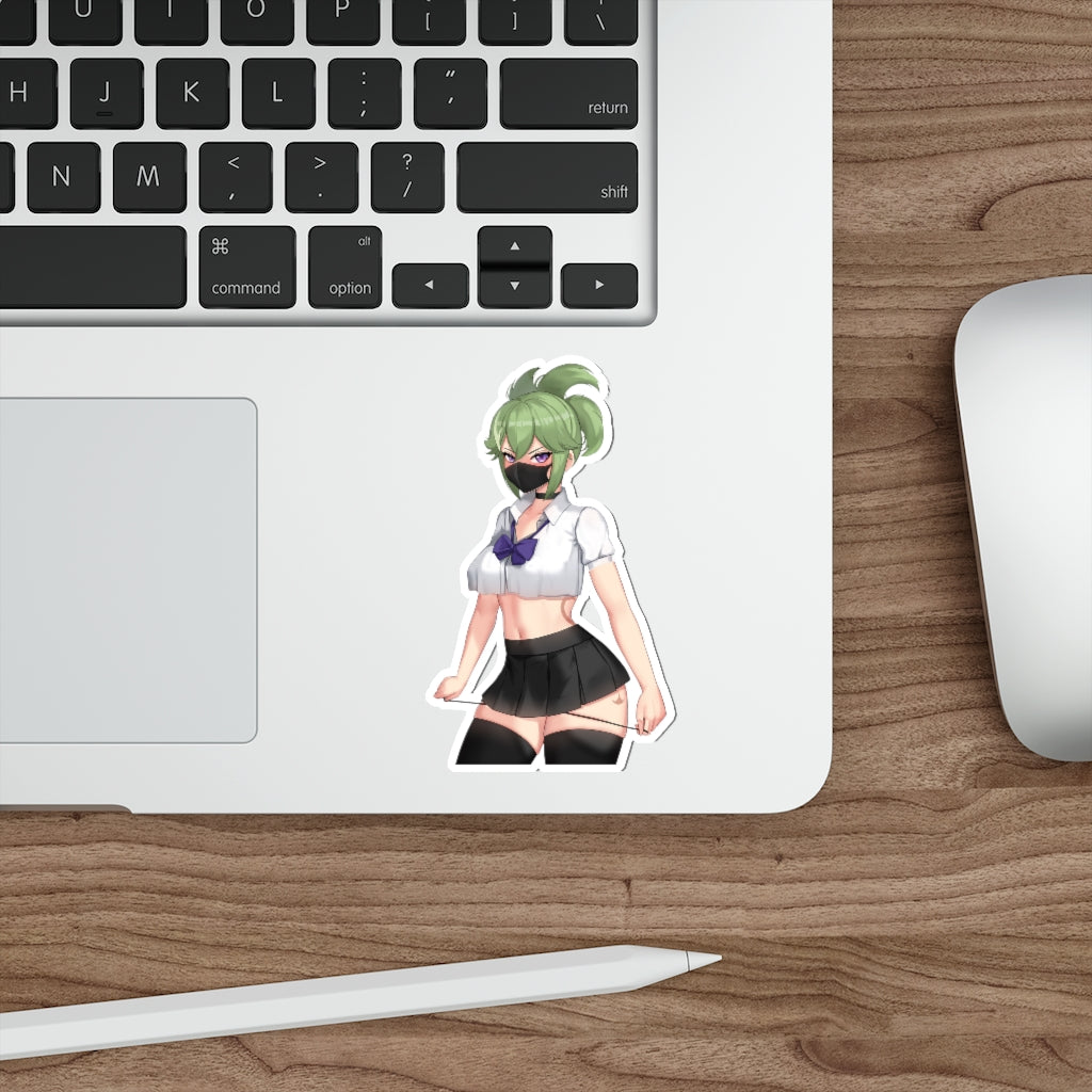 Sexy Uniform Shinobu Kuki Genshin Impact Waterproof Sticker - Ecchi Vinyl Decal