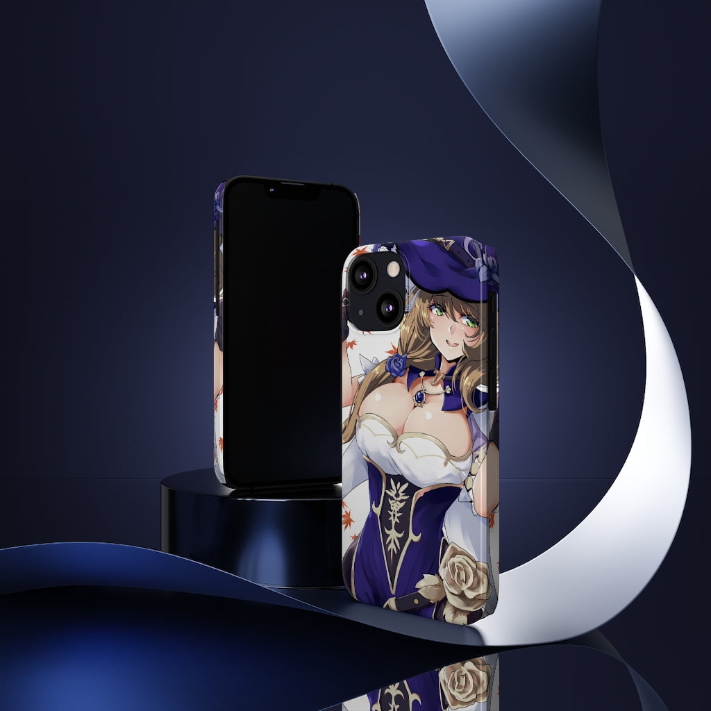 Genshin Impact Phone Case - iPhone 13 Case - iPhone 12 Case - Lisa Big Boobs