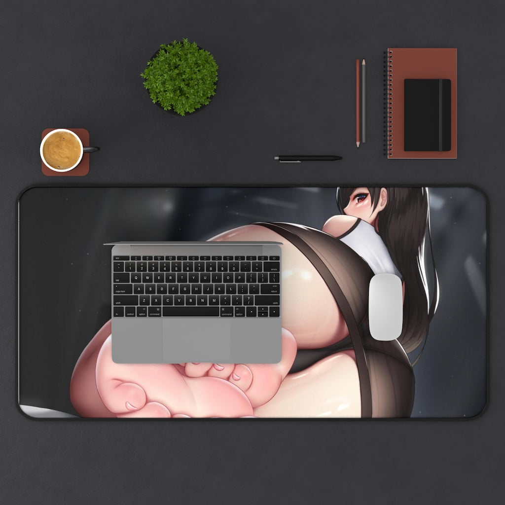 Tifa Ass And Feet Desk Mat - Final Fantasy Mousepad - MTG Playmat