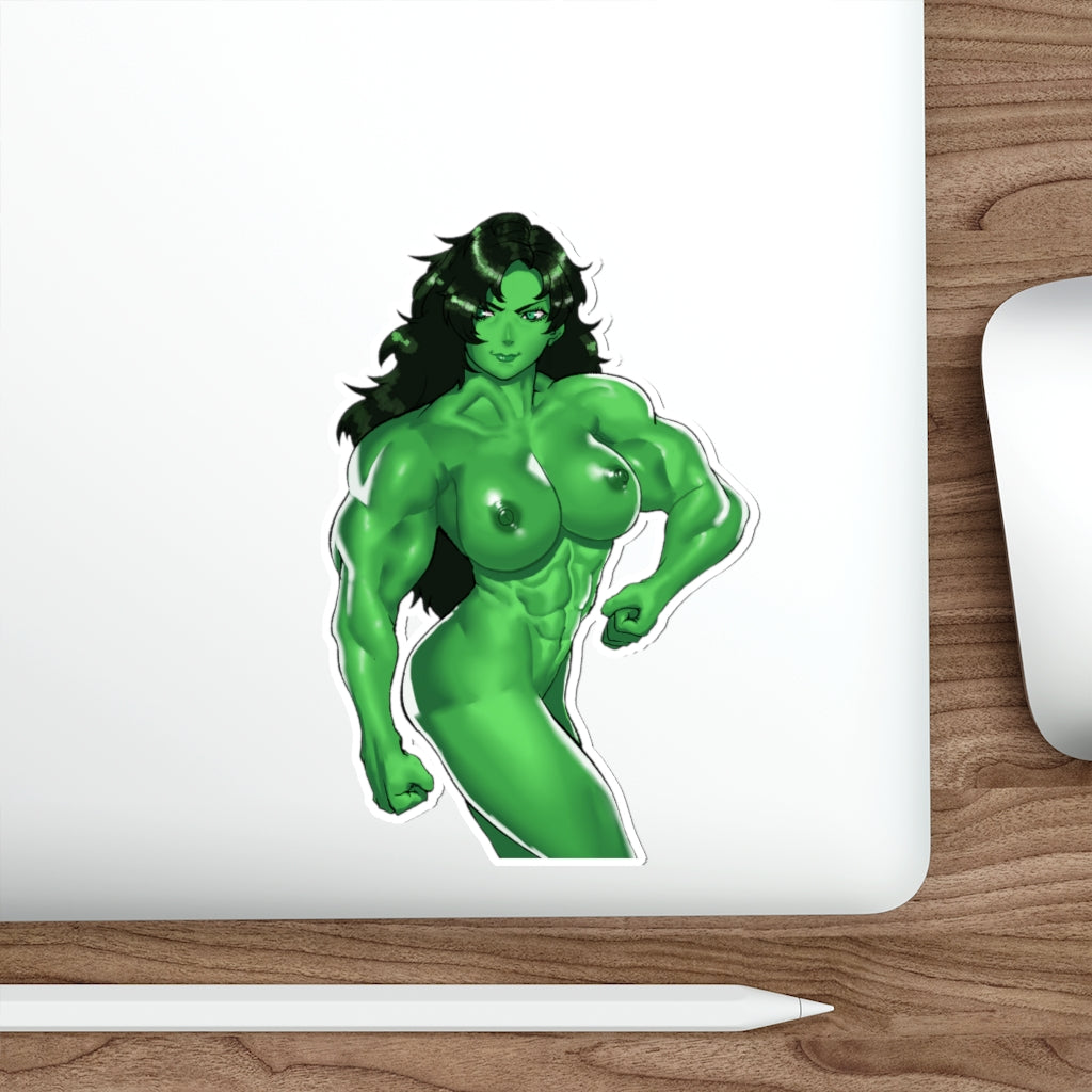 Nude She Hulk Marvel Waterproof Sticker - Ecchi Vinyl Decal