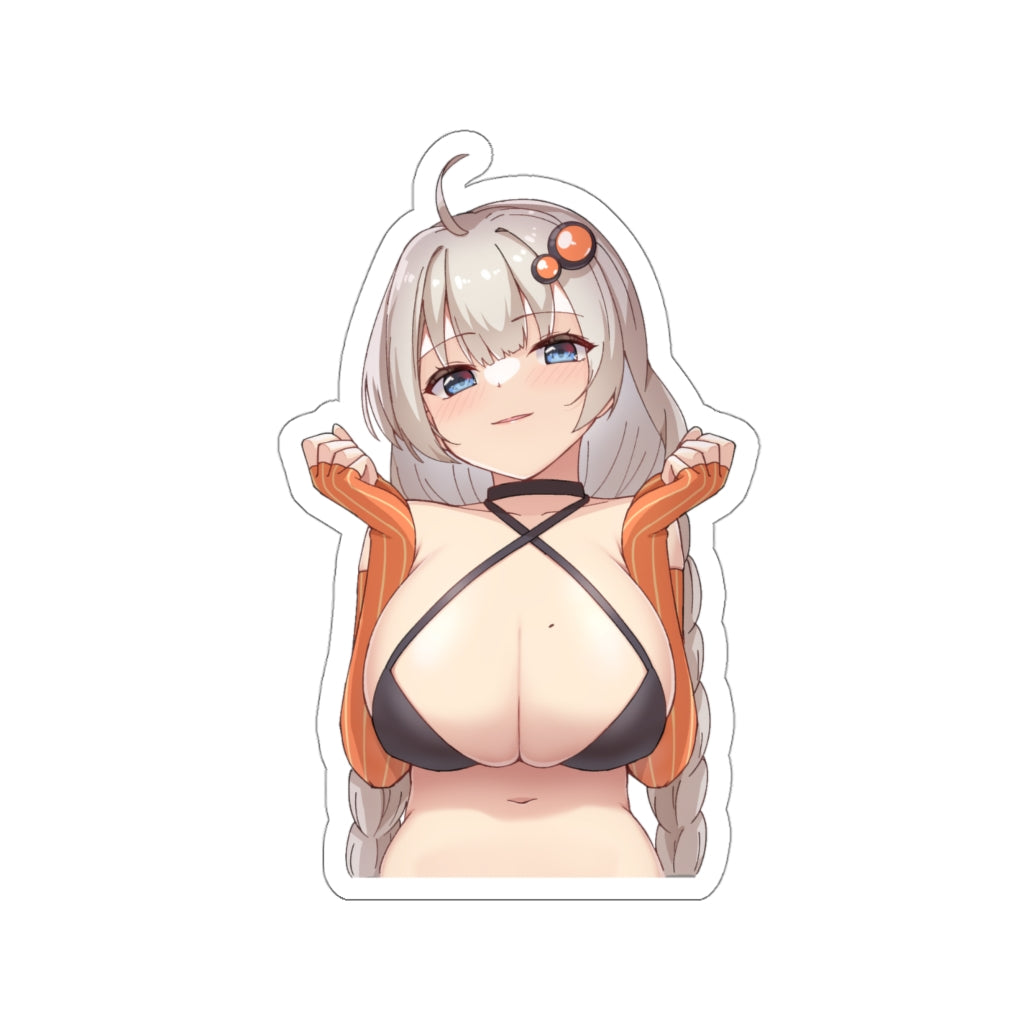 Kizuna Akari Gros seins Vocaloid Voiceroid Autocollant imperméable à l’eau - Ecchi Vinyl Decal